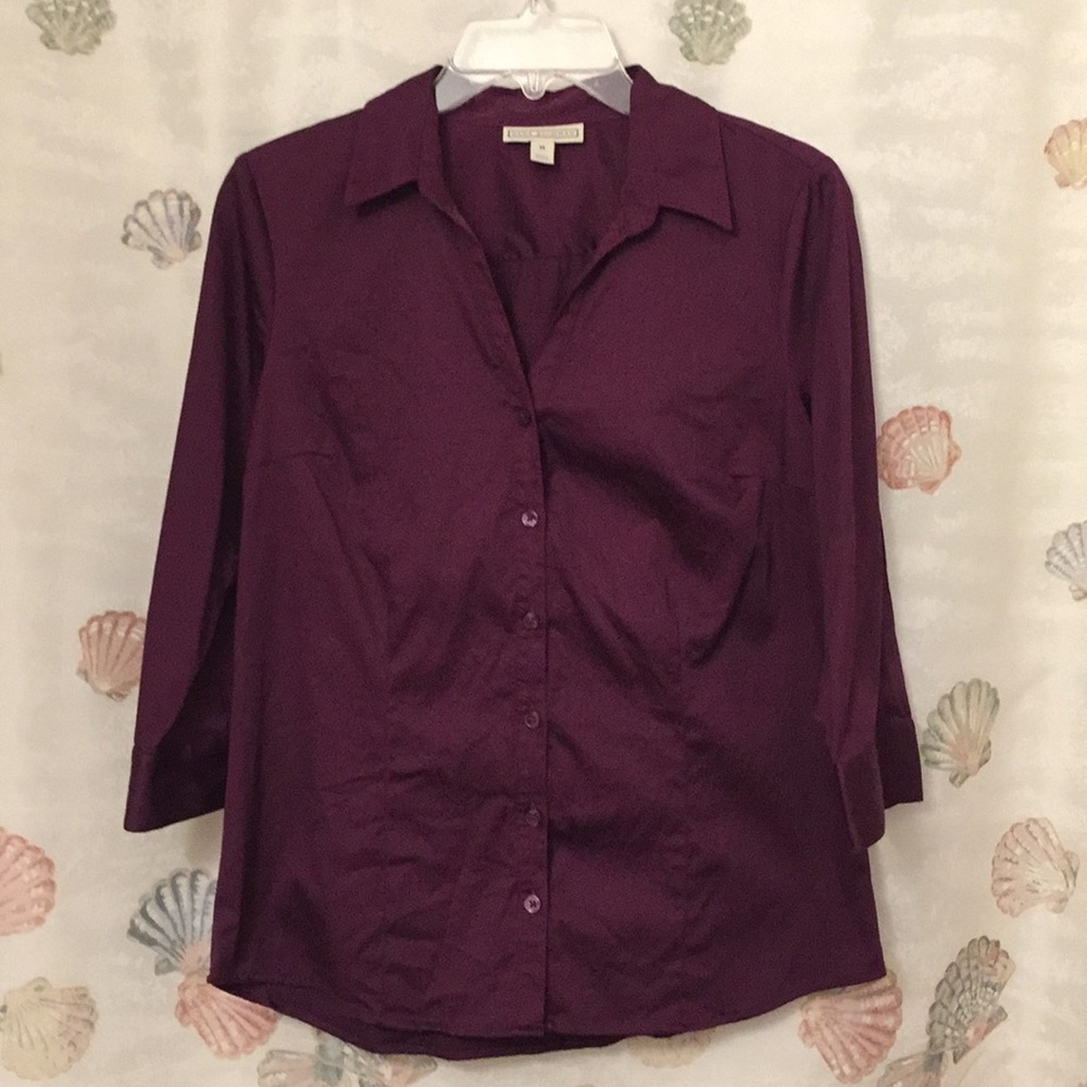 Button Down Top by Dana Buchman size M